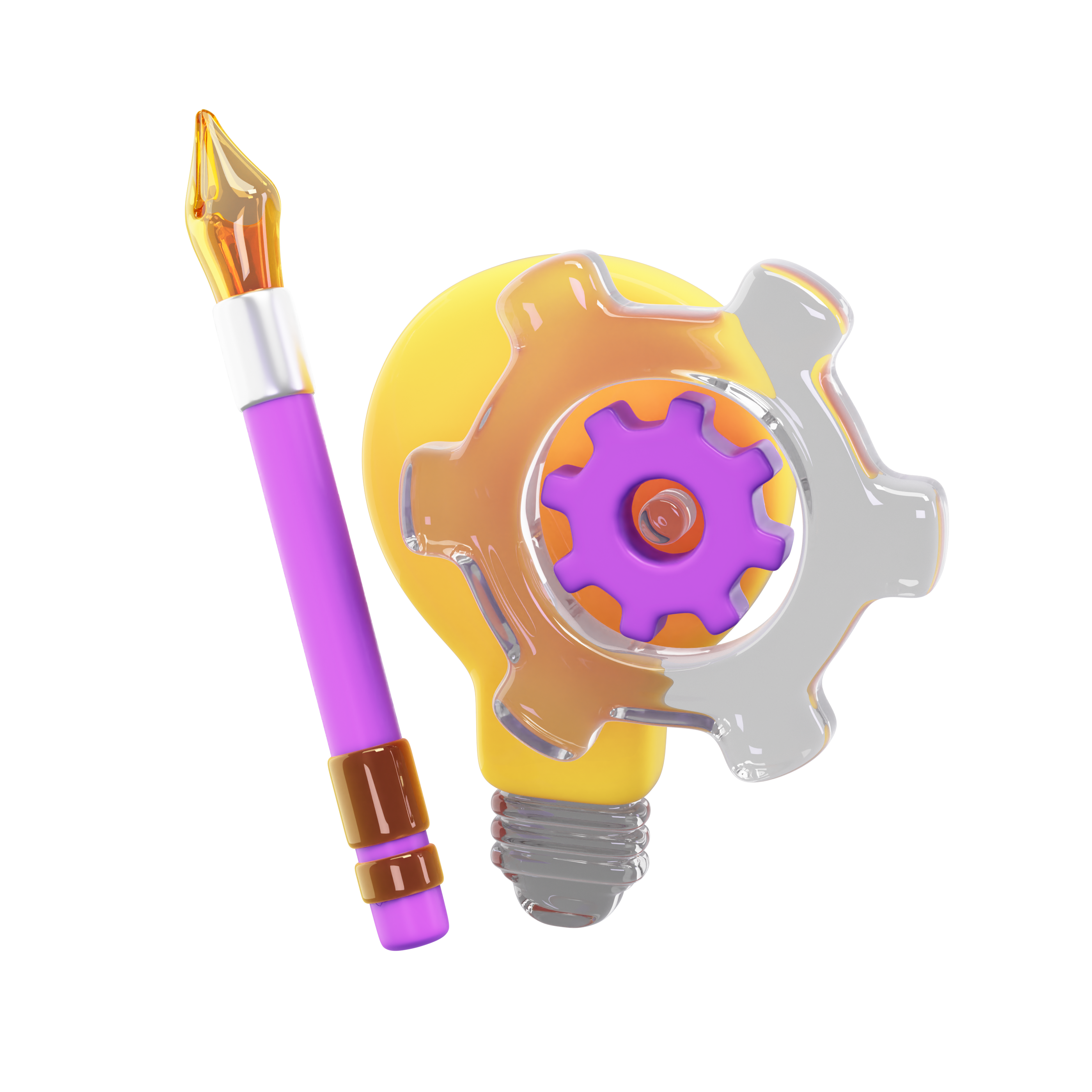 3D rendering icon representing our photorealistic rendering services